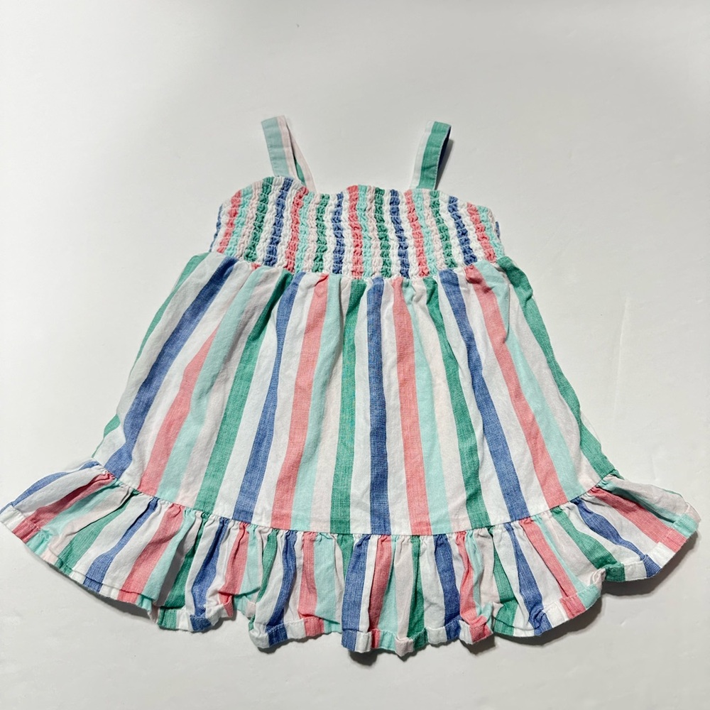Tucker + Tate Smocked Striped Ruffle Sundress